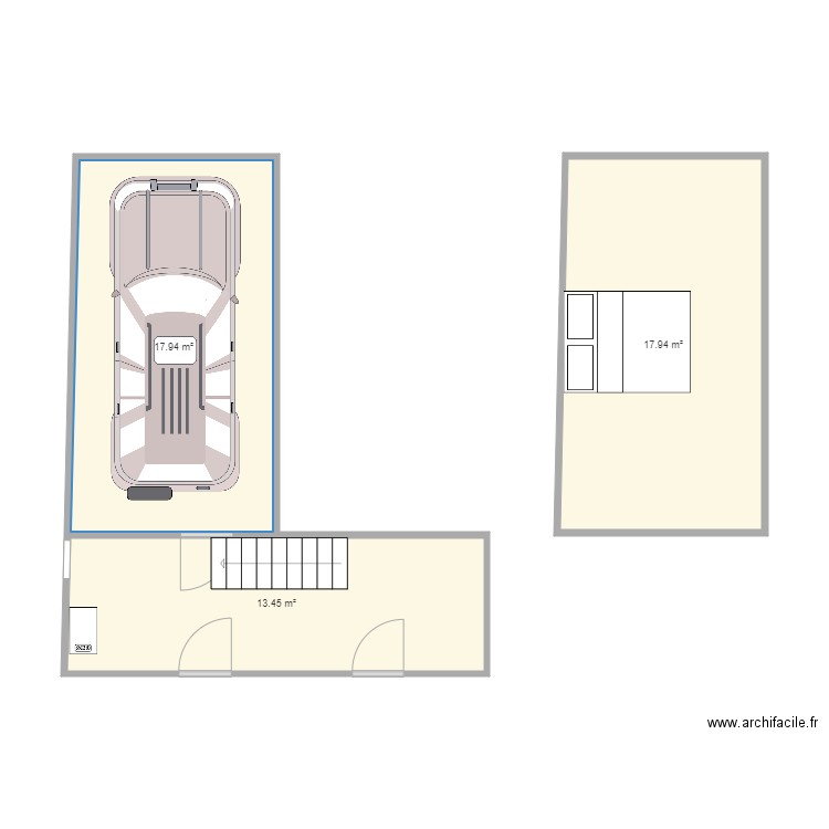 garage2. Plan de 0 pièce et 0 m2