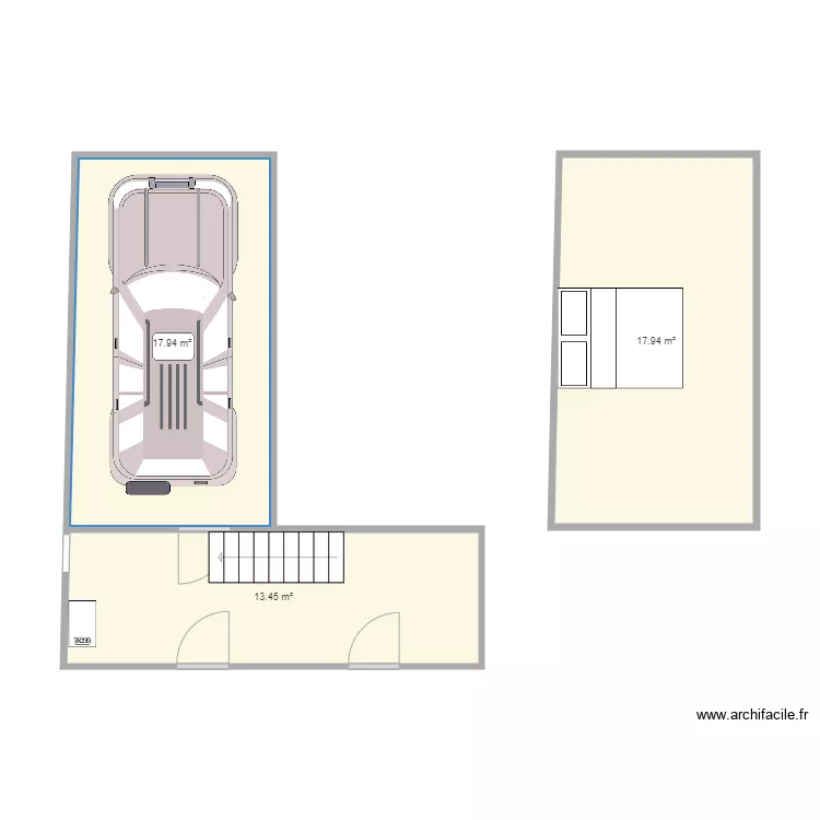 garage2. Plan de 