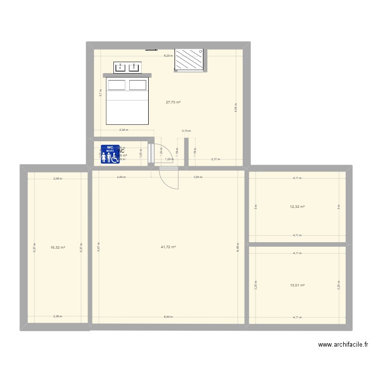 basique. Plan de 0 pièce et 0 m2