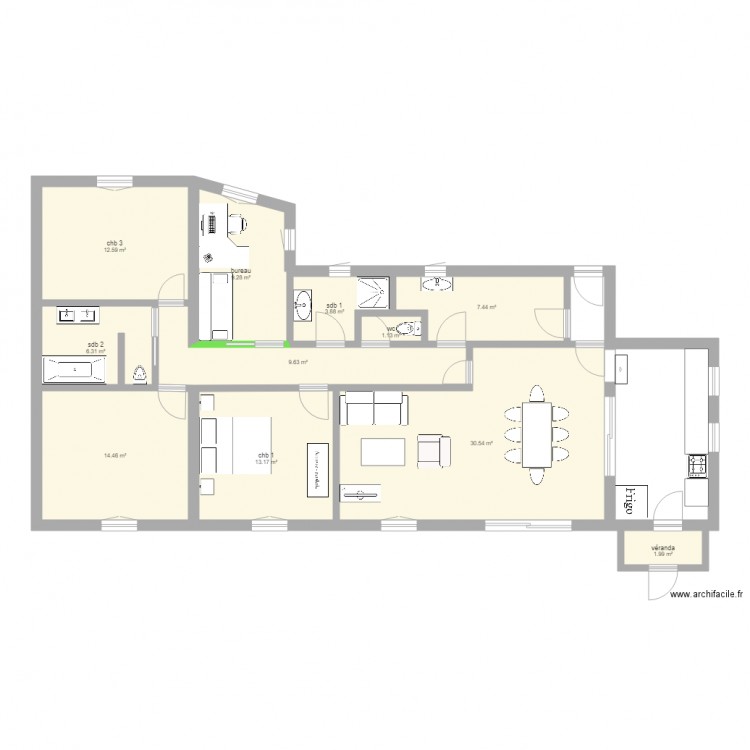 global st med 2. Plan de 0 pièce et 0 m2