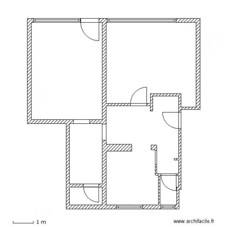 CLAUSS - STRASBOURG (AGENCE). Plan de 0 pièce et 0 m2