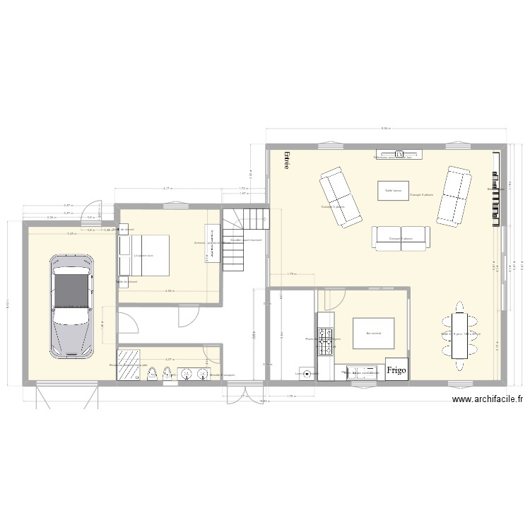 Plan 135 m2. Plan de 0 pièce et 0 m2