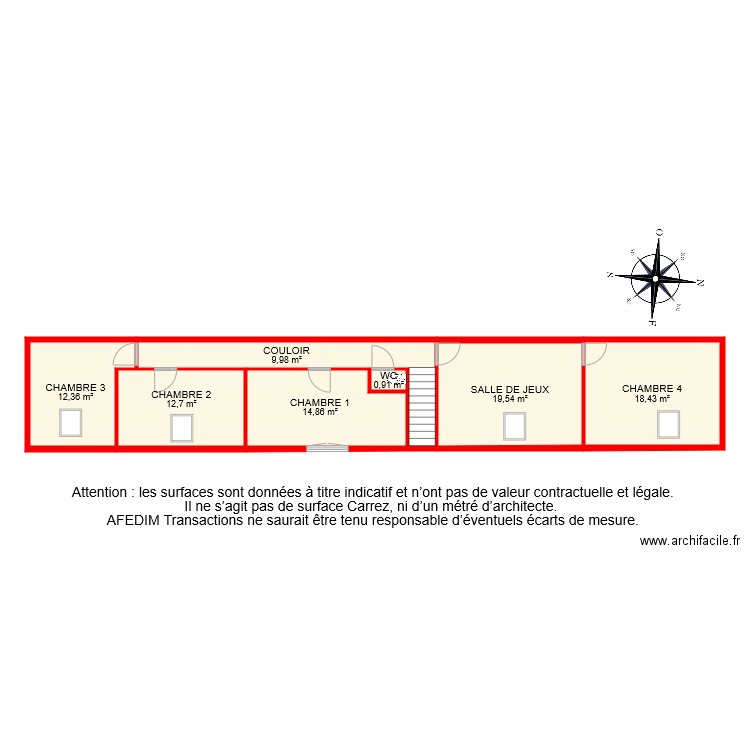 BI 4854 ETAGE . Plan de 0 pièce et 0 m2