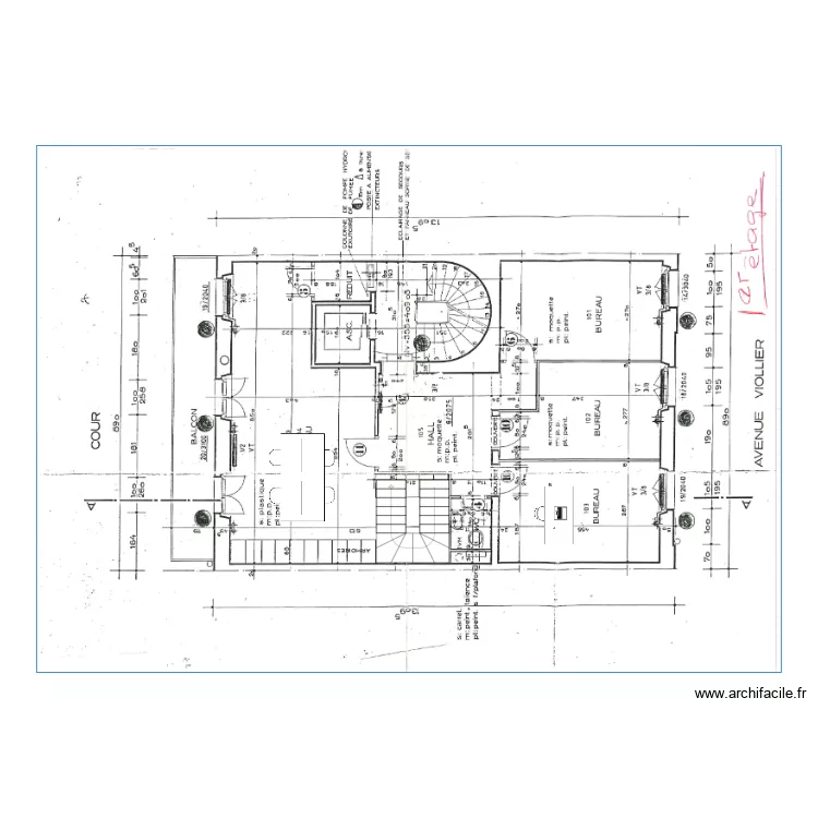 NyonViollier1er. Plan de 