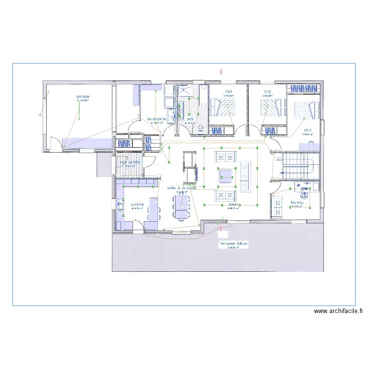 PLAN ECL RDC DV. Plan de 0 pièce et 0 m2