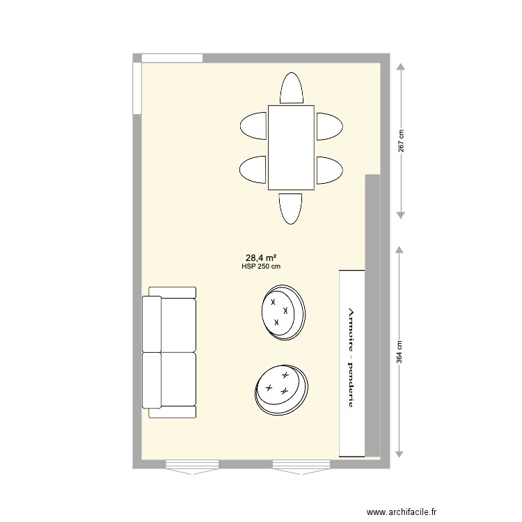 Séjour JdB. Plan de 0 pièce et 0 m2