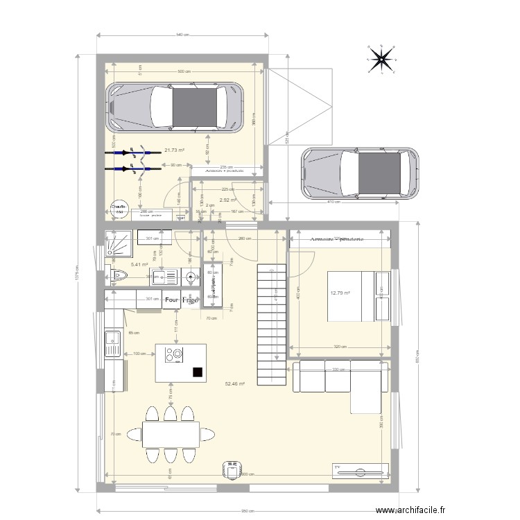 Projet Chez Ranquin. Plan de 0 pièce et 0 m2