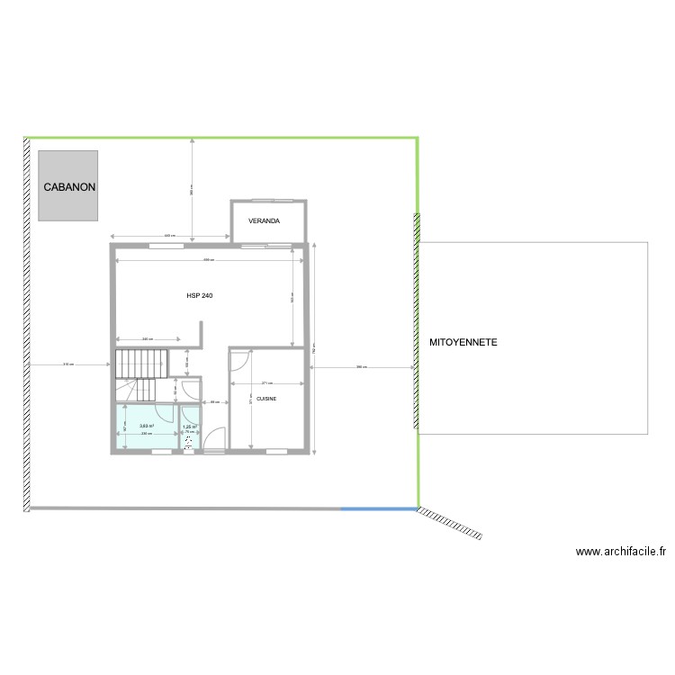 CARANTEC RDC EXISTANT . Plan de 0 pièce et 0 m2