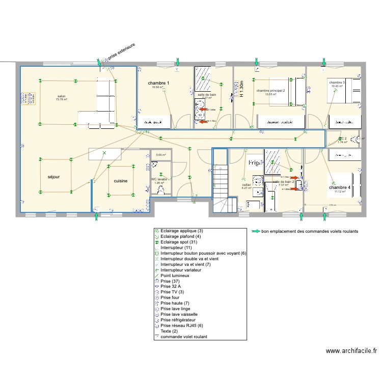 rosnaymodif. Plan de 0 pièce et 0 m2