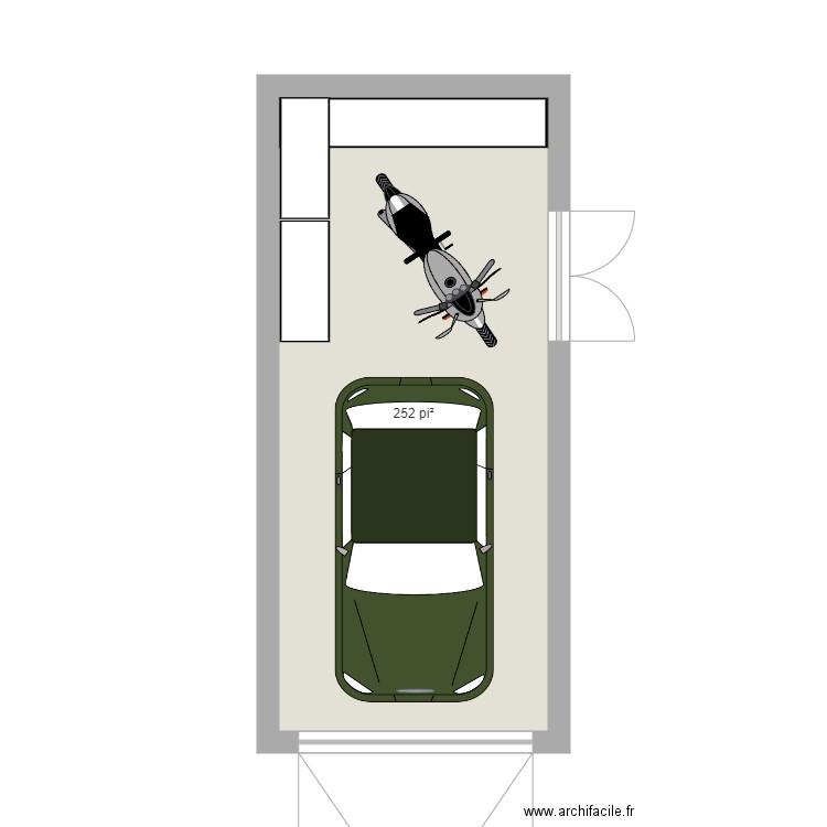 1107GARAGE. Plan de 0 pièce et 0 m2