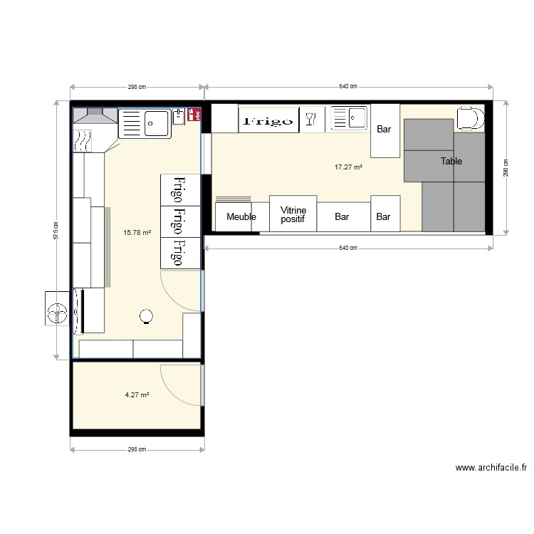 Bar 10. Plan de 0 pièce et 0 m2