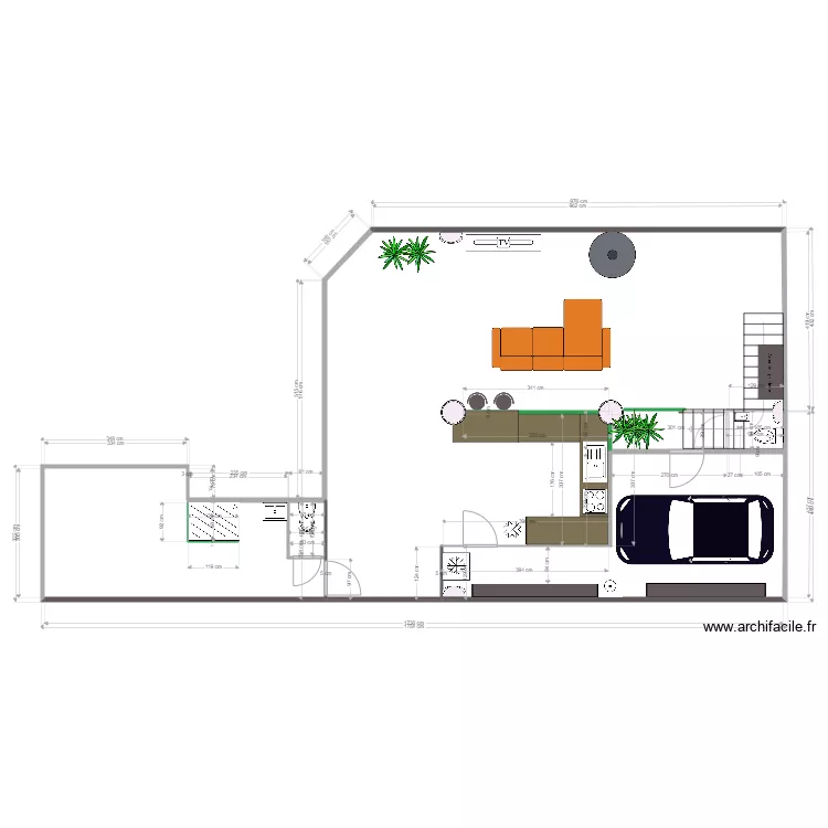 Projet Chapelle. Plan de 