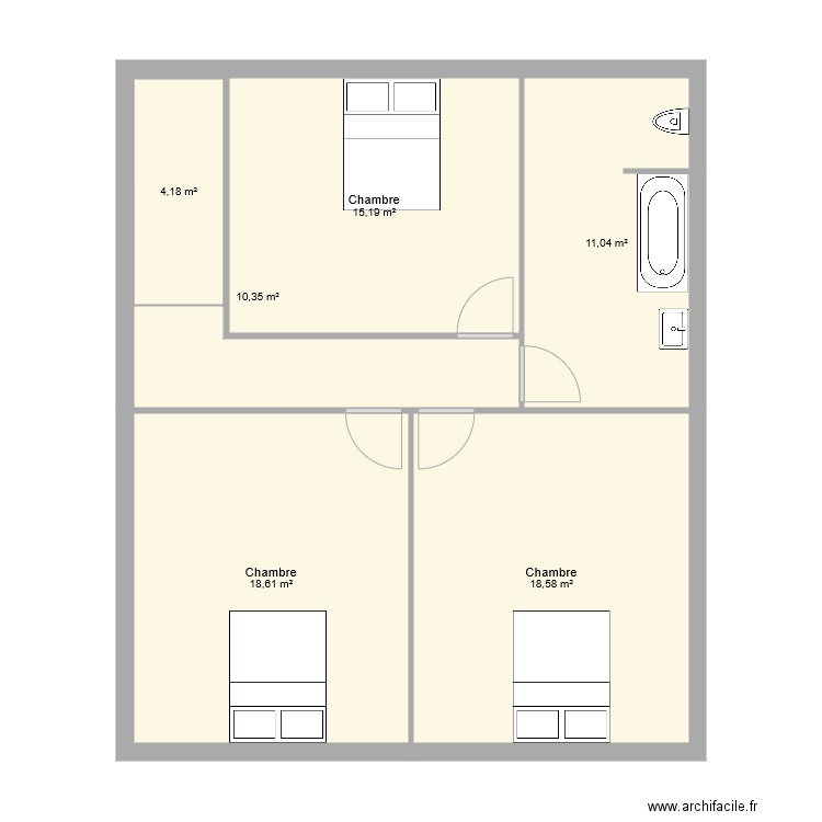 cléguer 1. Plan de 0 pièce et 0 m2