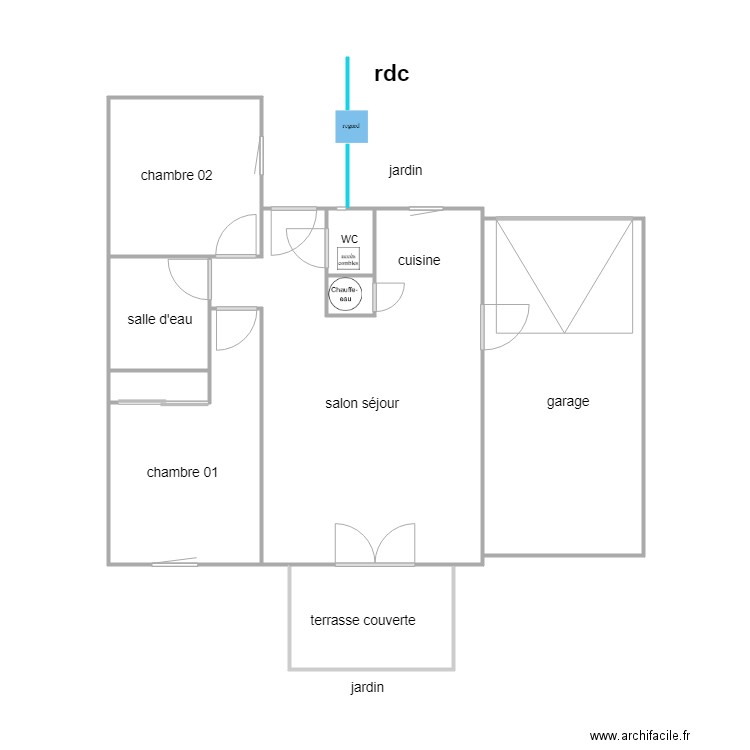 douet ass. Plan de 0 pièce et 0 m2