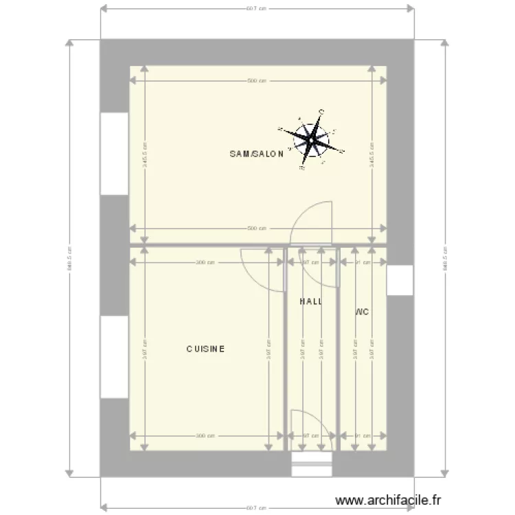 RDC ST GUE. Plan de 