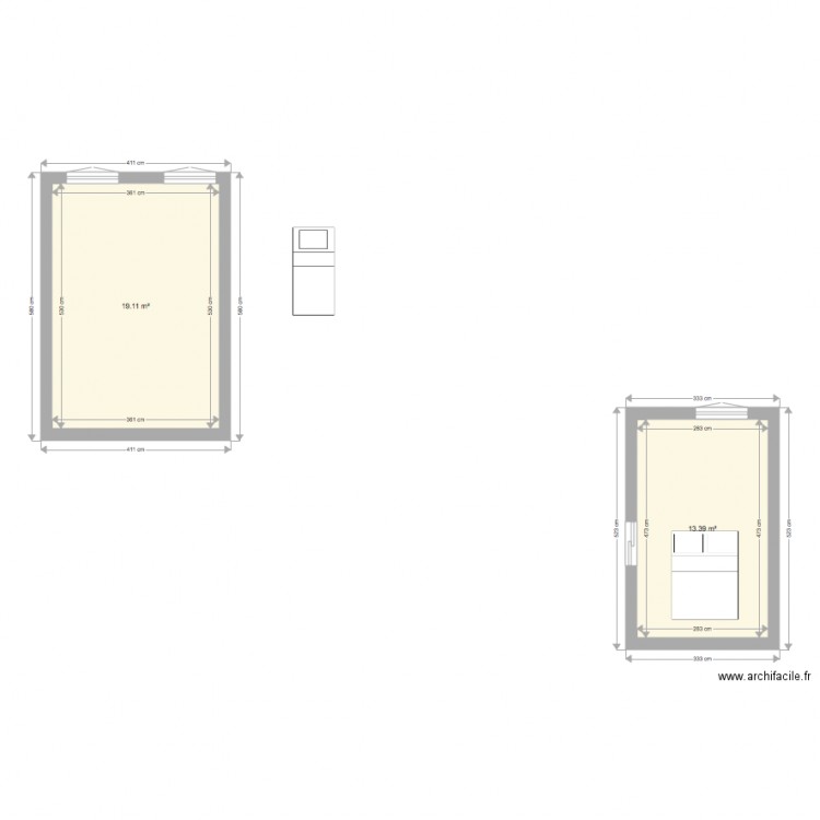 Chantecrit. Plan de 0 pièce et 0 m2