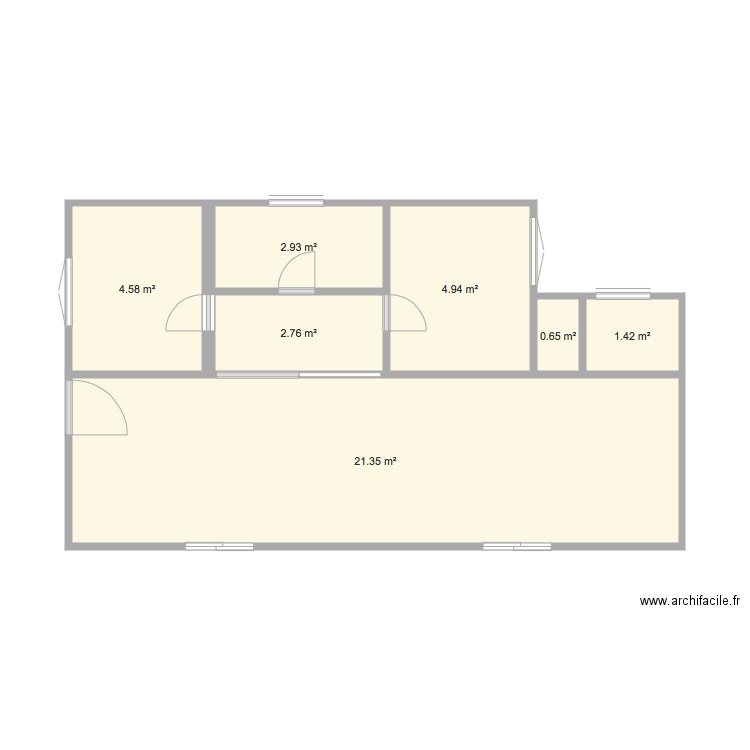 robinia. Plan de 0 pièce et 0 m2