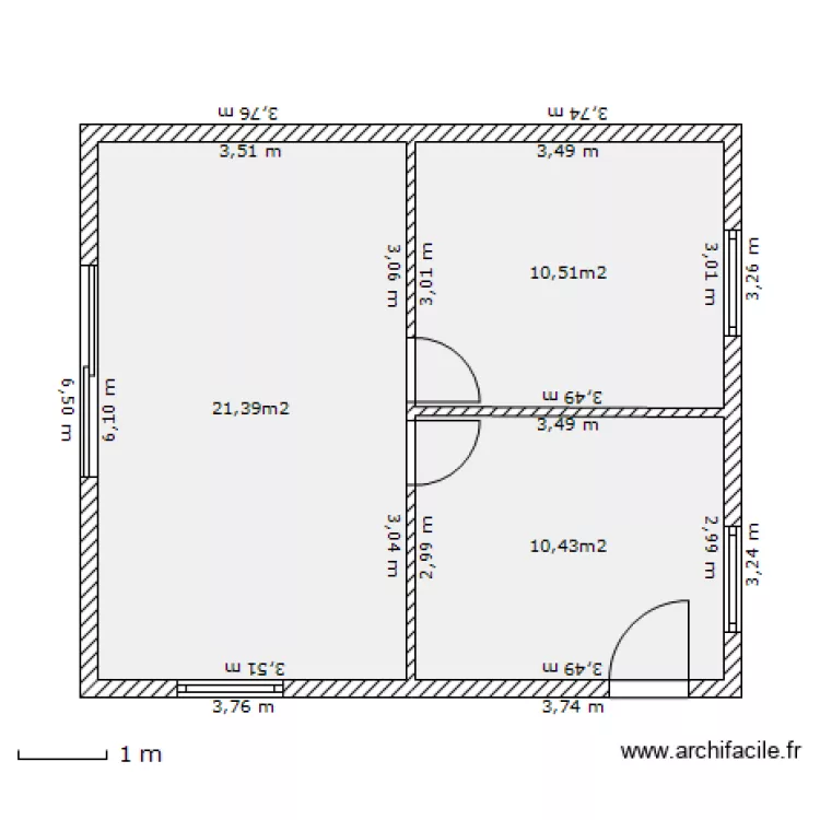 AGRANDISSEMENT. Plan de 