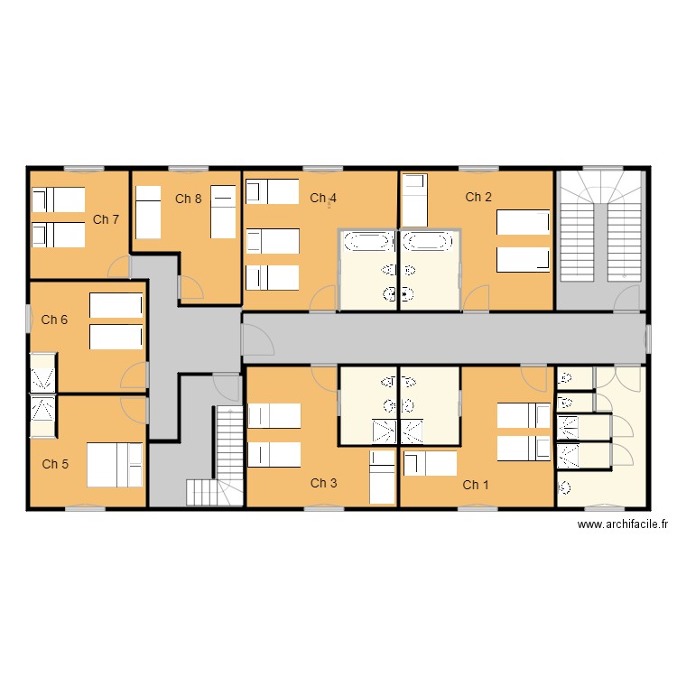 Grand Duc Etage 1 . Plan de 0 pièce et 0 m2