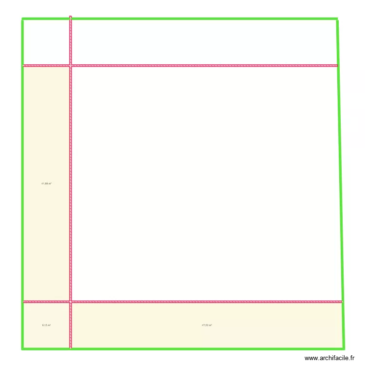 Servolex Terrain . Plan de 