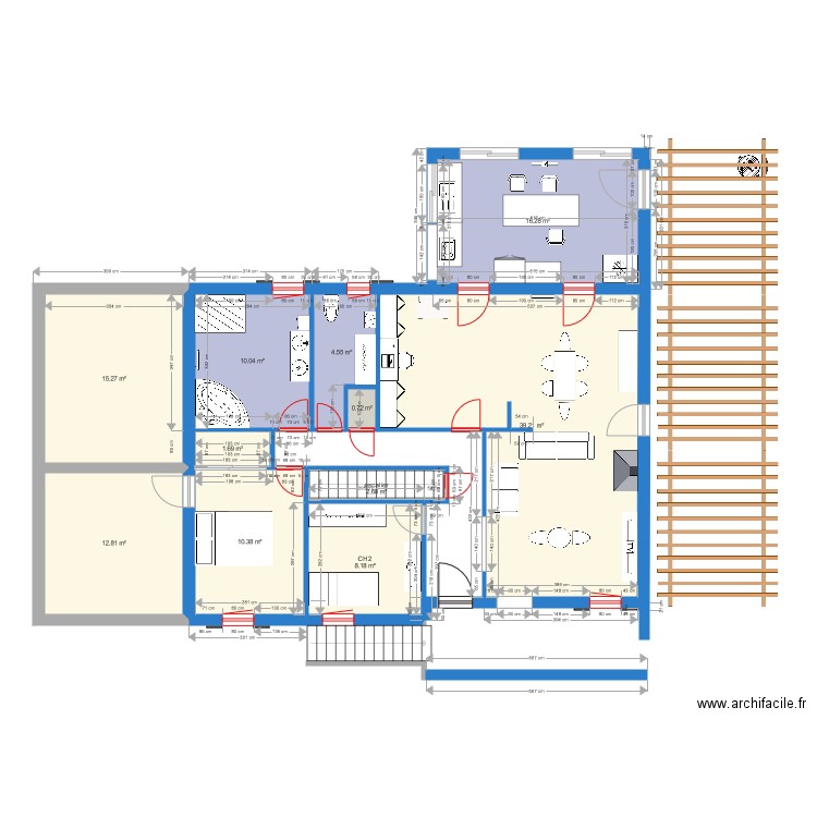 les carrieres 4. Plan de 0 pièce et 0 m2