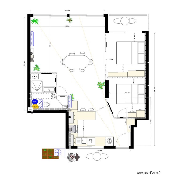 Lisa Pat v5h6 T3 provisoire. Plan de 0 pièce et 0 m2