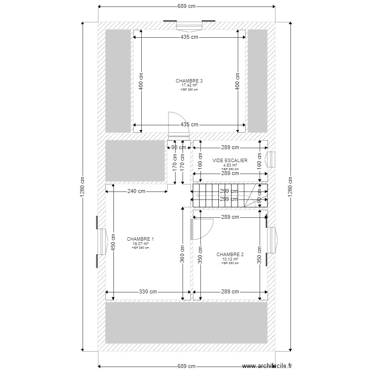 HENRY ETAGE. Plan de 0 pièce et 0 m2