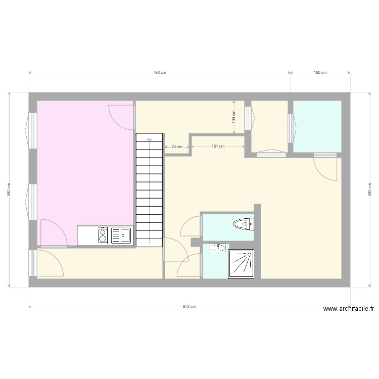 SAINT OUEN projet 3. Plan de 0 pièce et 0 m2