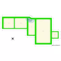 PC3 Plan surface rez de chauss&eacute;e avant