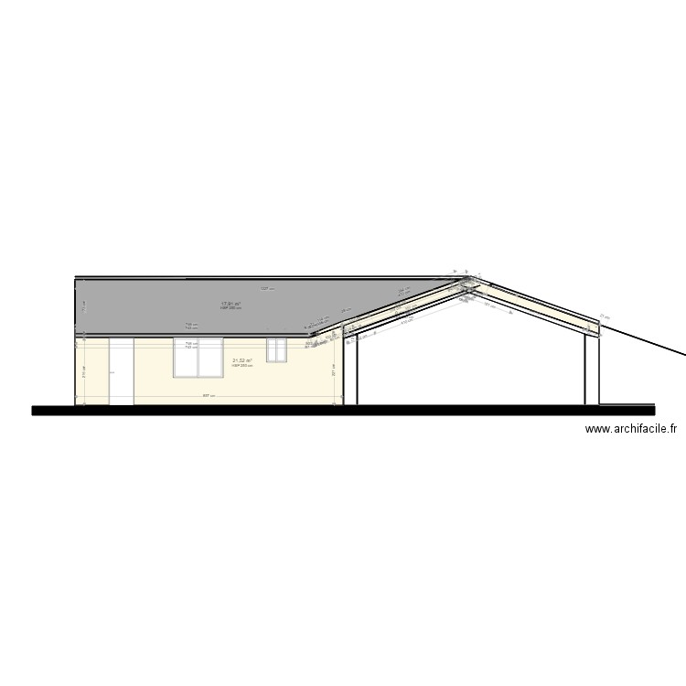 facades provence. Plan de 0 pièce et 0 m2