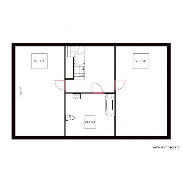 TYMEN . Plan de 0 pièce et 0 m2