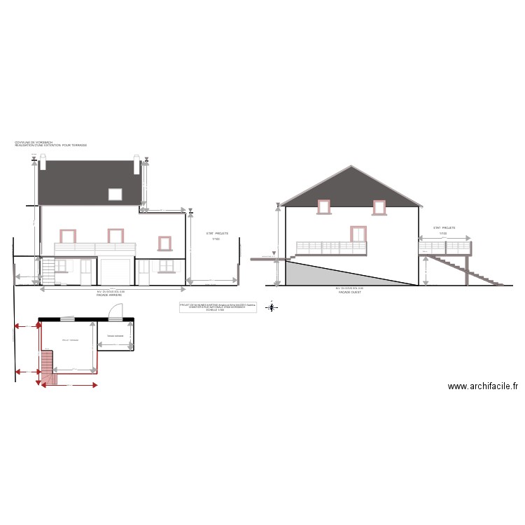 SABRINA FACADE EXISTANTE 3. Plan de 0 pièce et 0 m2