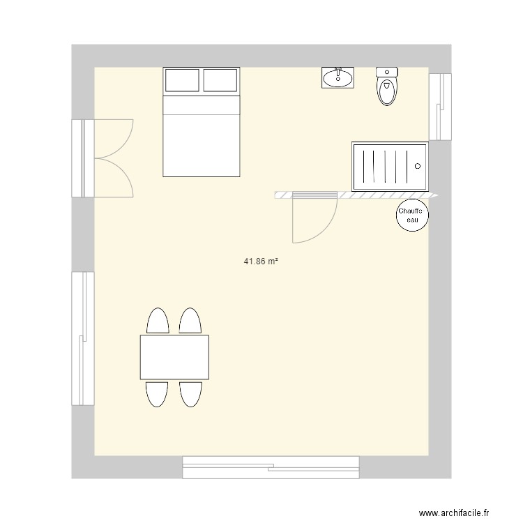 projet grange chabannes. Plan de 0 pièce et 0 m2