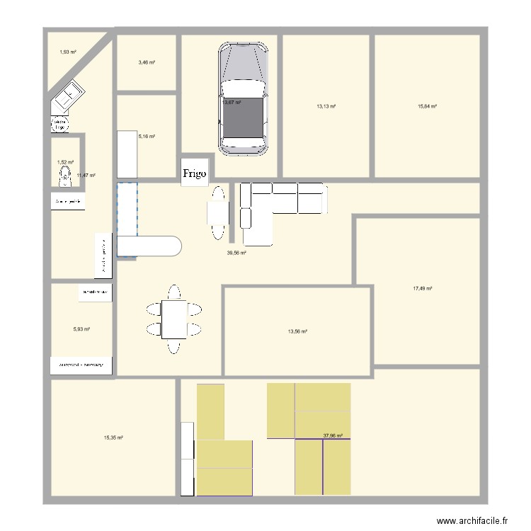 test y. Plan de 0 pièce et 0 m2