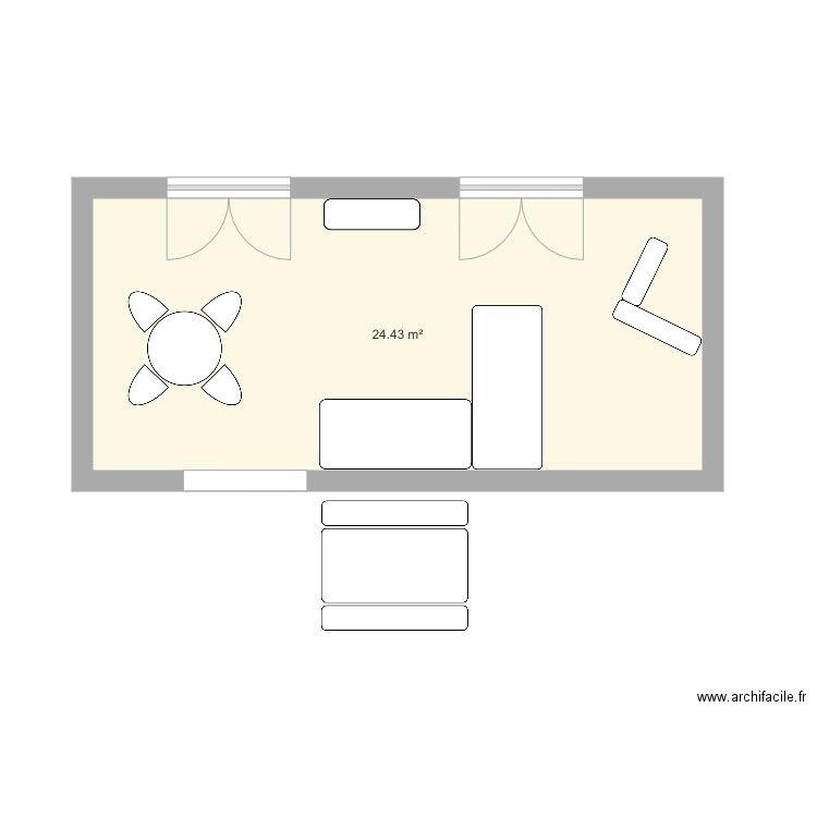 Le plan salle à manger . Plan de 0 pièce et 0 m2