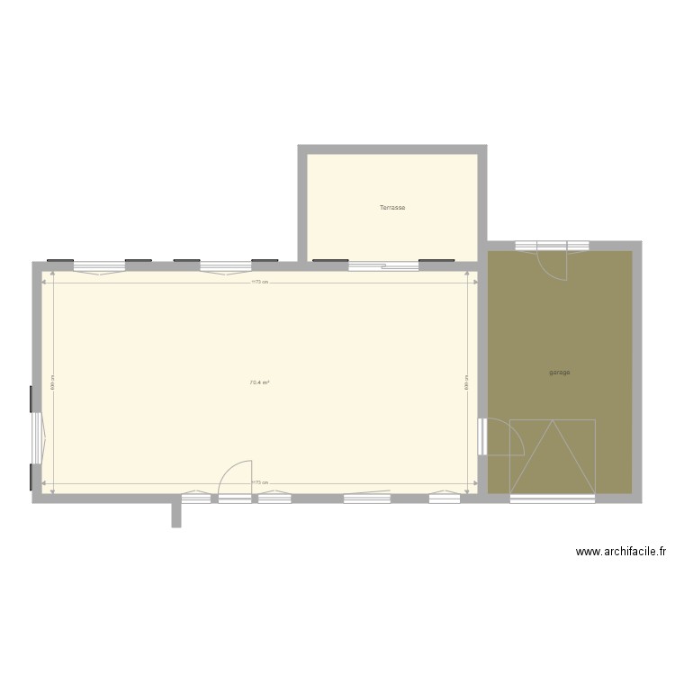 plan origine maison six fours. Plan de 0 pièce et 0 m2