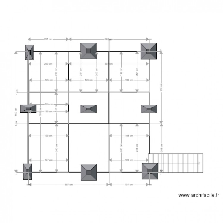 parcheggio. Plan de 0 pièce et 0 m2