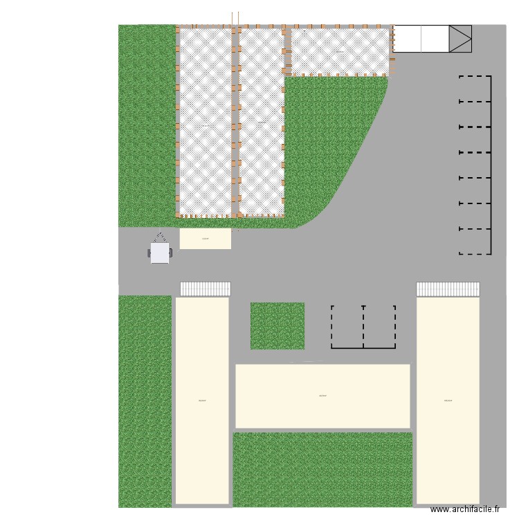 eam. Plan de 7 pièces et 484 m2