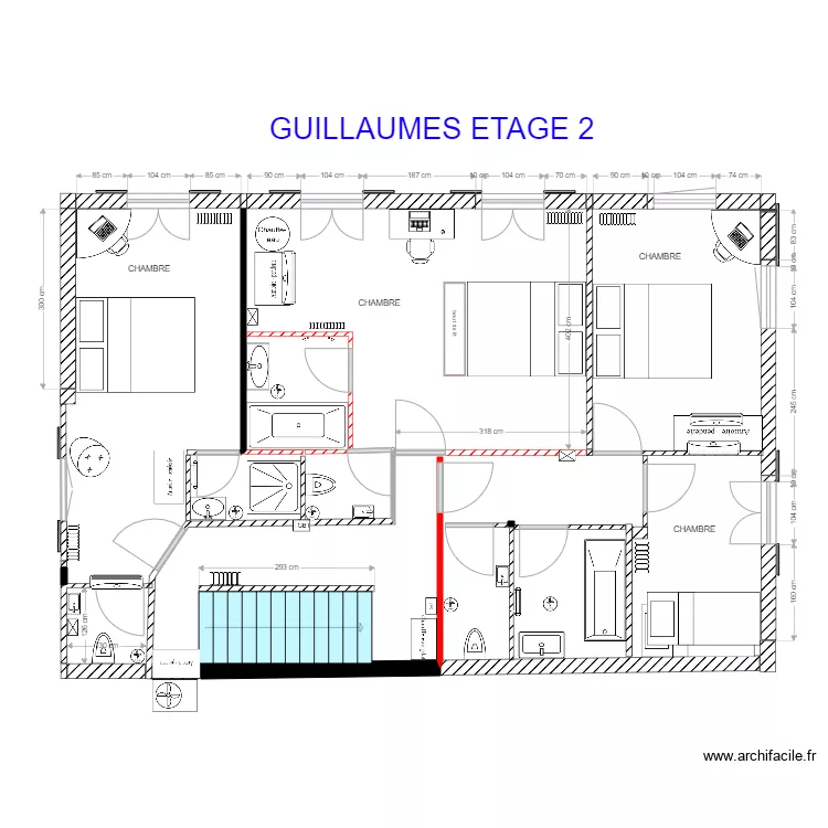 Guillaumes ETAGE 2 PLAN DESTINATION. Plan de 
