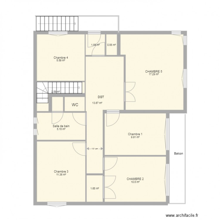 PLAN FAKROUN EDL R1. Plan de 0 pièce et 0 m2