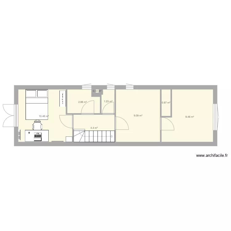 Etage Valberg. Plan de Etage Valberg. Plan de