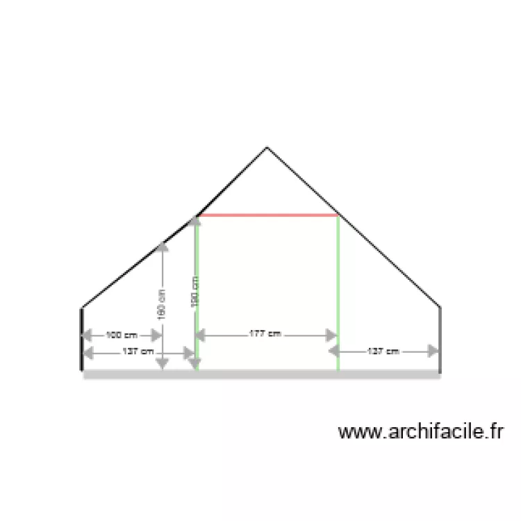 Olivier volume toit. Plan de 