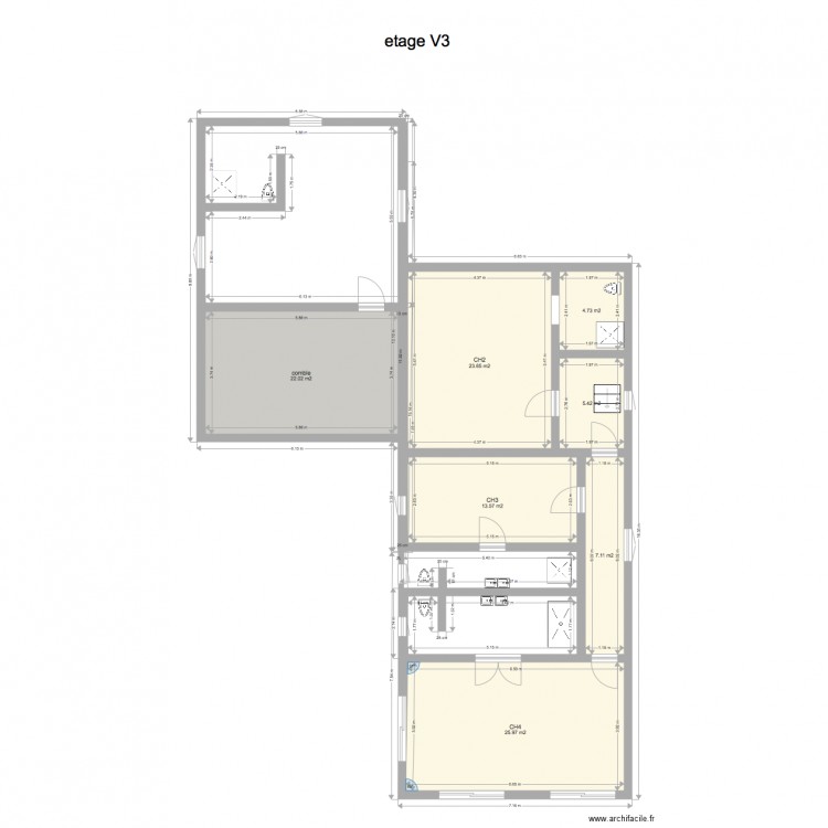 talmont RDC V3 etage. Plan de 0 pièce et 0 m2