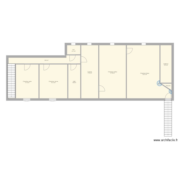 Rest étage1 V1m2. Plan de 0 pièce et 0 m2