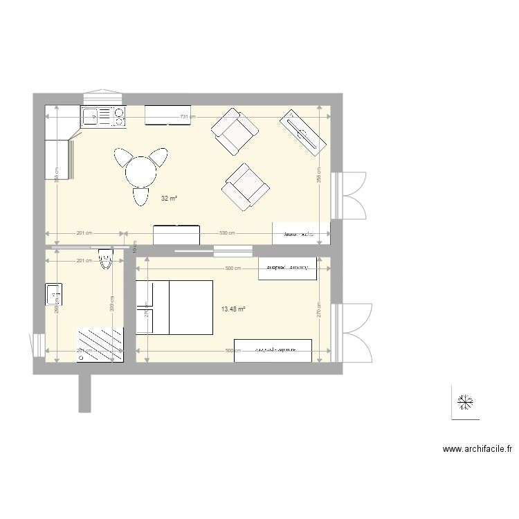 maison mamie. Plan de 0 pièce et 0 m2