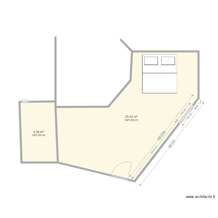 studiofamilialV1. Plan de 0 pièce et 0 m2