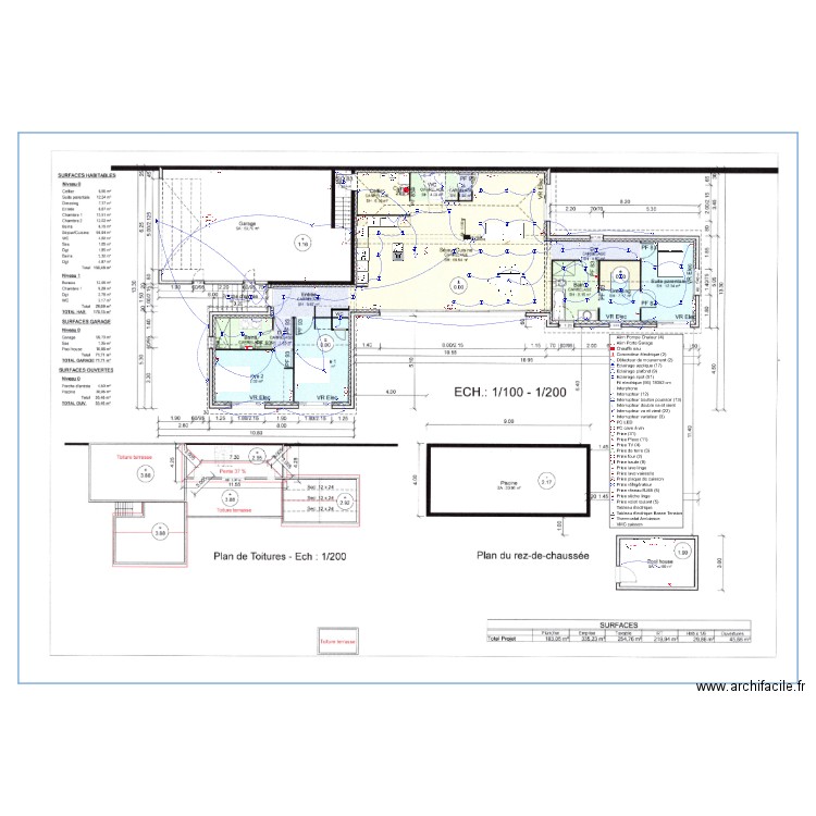 RDC Gournier. Plan de 0 pièce et 0 m2