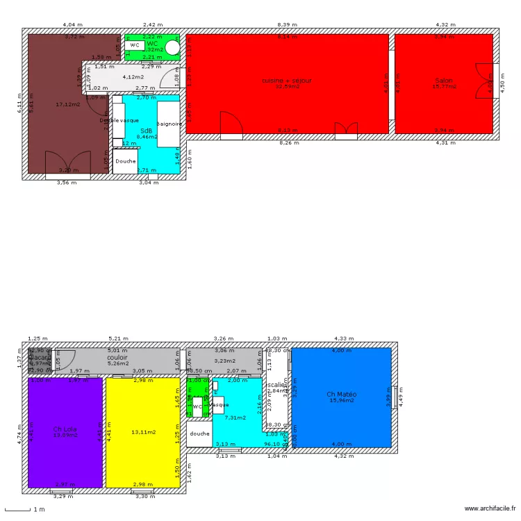 Maison Yoyo projet agrandissement 2.2. Plan de Maison Yoyo projet agrandissement 2.2. Plan de