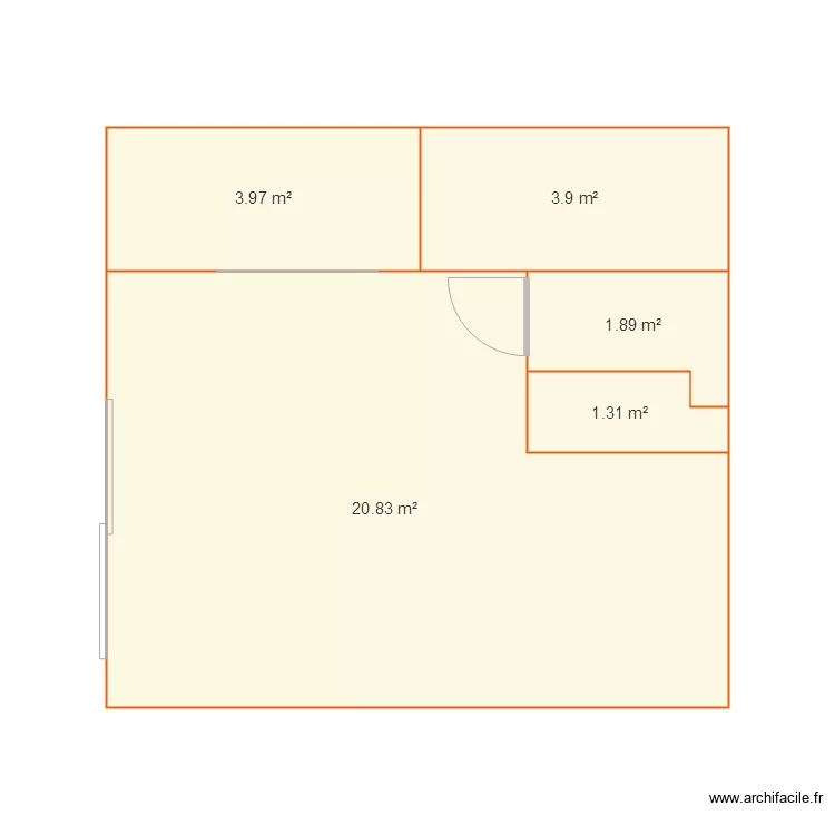 Appartement. Plan de 