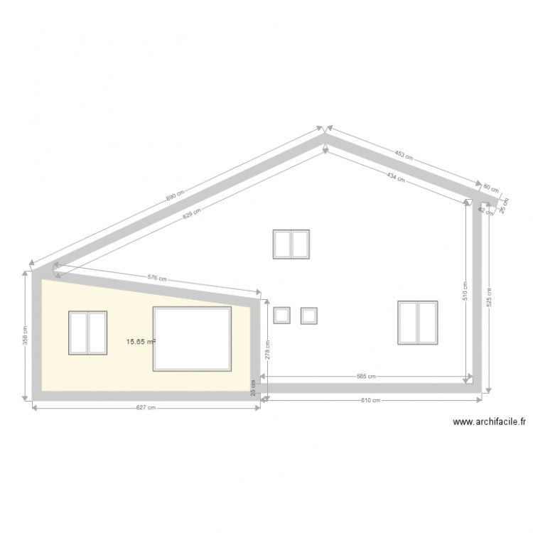 demande DP2 Chantier. Plan de 0 pièce et 0 m2